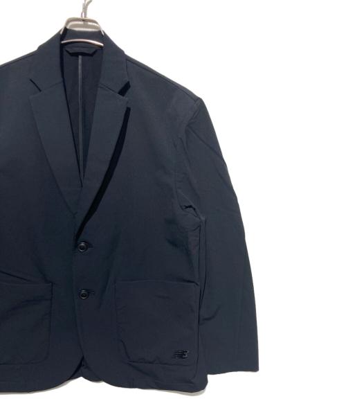 NEW BALANCE（ニューバランス）NEW BALANCE (ニューバランス) NB GREY シングルジャケット ブラック サイズ:Lの古着・服飾アイテム