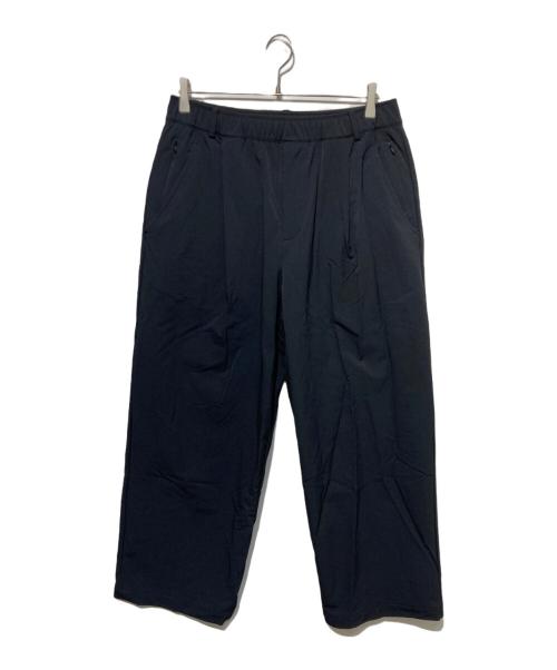 NEW BALANCE（ニューバランス）NEW BALANCE (ニューバランス) NB GREY ワイドパンツ ブラック サイズ:Lの古着・服飾アイテム