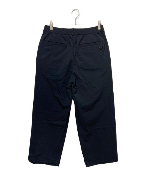 NEW BALANCE（ニューバランス）NEW BALANCE (ニューバランス) NB GREY ワイドパンツ ブラック サイズ:Lの古着・服飾アイテム