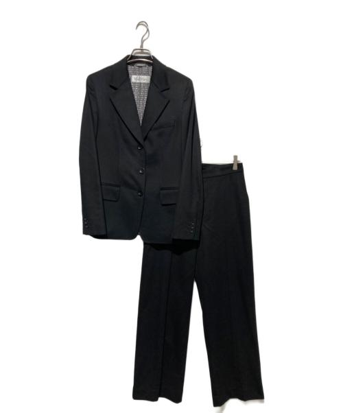 MaxMara（マックスマーラ）MaxMara (マックスマーラ) 裏地総柄 ウールセットアップ ブラック サイズ:JP40の古着・服飾アイテム
