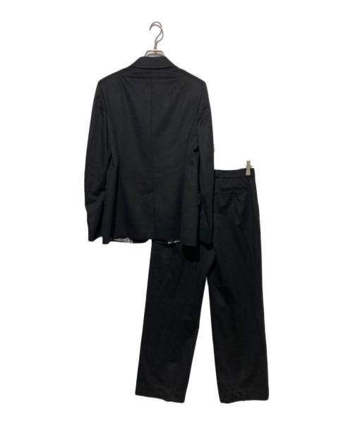 MaxMara（マックスマーラ）MaxMara (マックスマーラ) 裏地総柄 ウールセットアップ ブラック サイズ:JP40の古着・服飾アイテム