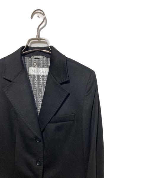 MaxMara（マックスマーラ）MaxMara (マックスマーラ) 裏地総柄 ウールセットアップ ブラック サイズ:JP40の古着・服飾アイテム