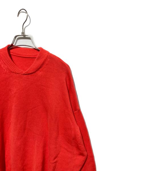 journal standard luxe（ジャーナルスタンダード ラックス）JOURNAL STANDARD LUXE (ジャーナルスタンダード ラックス) COTTONテンジククルーネックプルオーバー レッド サイズ:Freeの古着・服飾アイテム