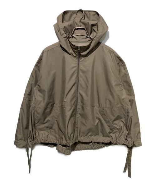 journal standard luxe（ジャーナルスタンダード ラックス）JOURNAL STANDARD LUXE (ジャーナルスタンダード ラックス) メモリータフタ フードブルゾン ブラウン サイズ:Sの古着・服飾アイテム