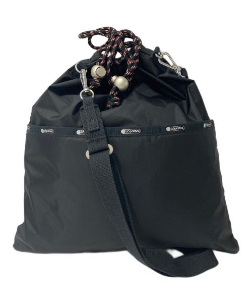 LeSportsac（レスポートサック）LeSportsac (レスポートサック) DRAWSTRING SHOULDER ブラックの古着・服飾アイテム