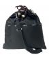 LeSportsac (レスポートサック) DRAWSTRING SHOULDER ブラック：7000円