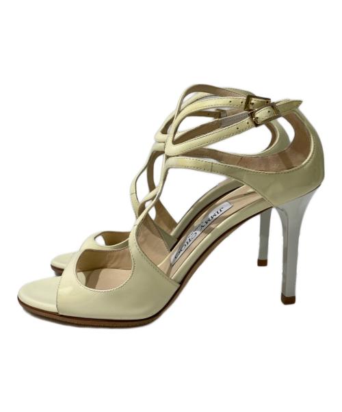 JIMMY CHOO（ジミーチュウ）JIMMY CHOO (ジミーチュウ) ストラップサンダル オフホワイト サイズ:36の古着・服飾アイテム