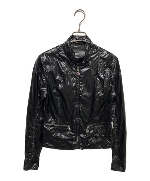 MONCLER（モンクレール）MONCLER (モンクレール) ナイロンシングルジャケット ブラックの古着・服飾アイテム