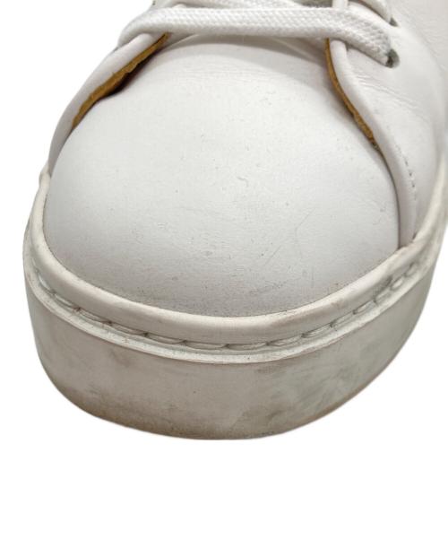 PARABOOT（パラブーツ）PARABOOT (パラブーツ) SUPERNOVA レザースニーカー ホワイト サイズ:40の古着・服飾アイテム