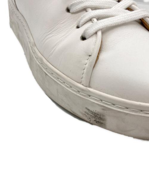 PARABOOT（パラブーツ）PARABOOT (パラブーツ) SUPERNOVA レザースニーカー ホワイト サイズ:40の古着・服飾アイテム