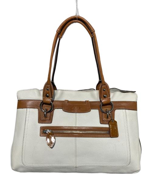 COACH（コーチ）COACH (コーチ) ペネロピ トートバッグ ホワイト サイズ:不明の古着・服飾アイテム