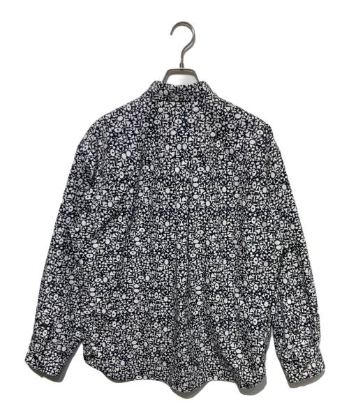 HERALBONY（ヘラルボニー）HERALBONY (ヘラルボニー) ブロードレギュラーカラーシャツ「かえでのチョキチョキ」 ブラック サイズ:Mの古着・服飾アイテム