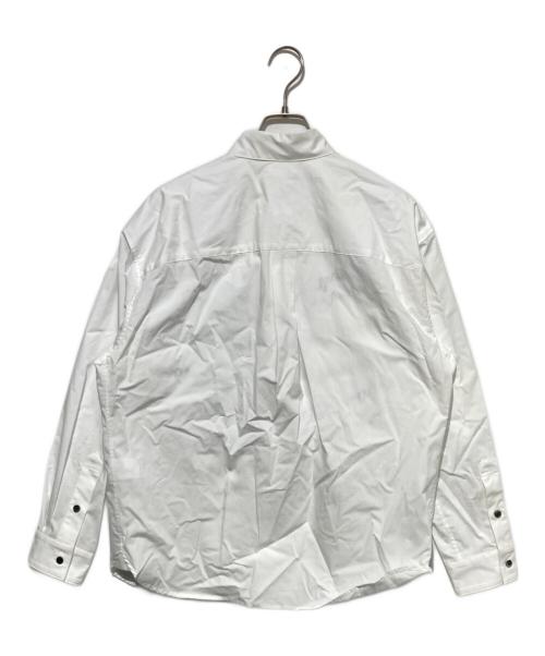 HERALBONY（ヘラルボニー）HERALBONY (ヘラルボニー) レギュラーカラーシャツ「heart-mm2024」 ホワイト サイズ:Mの古着・服飾アイテム