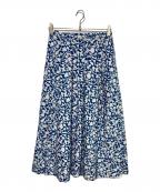 HERALBONYヘラルボニー）の古着「フレアスカート「アオの世界」」｜ブルー