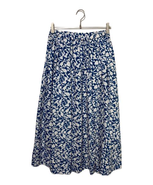 HERALBONY（ヘラルボニー）HERALBONY (ヘラルボニー) フレアスカート「アオの世界」 ブルー サイズ:Mの古着・服飾アイテム