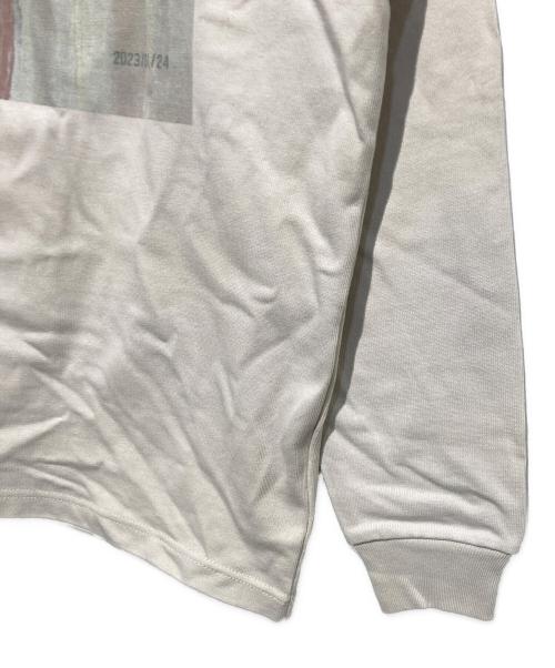 HERALBONY（ヘラルボニー）HERALBONY (ヘラルボニー) Light Weight スウェットクルー「街の花」 ベージュ サイズ:Mの古着・服飾アイテム