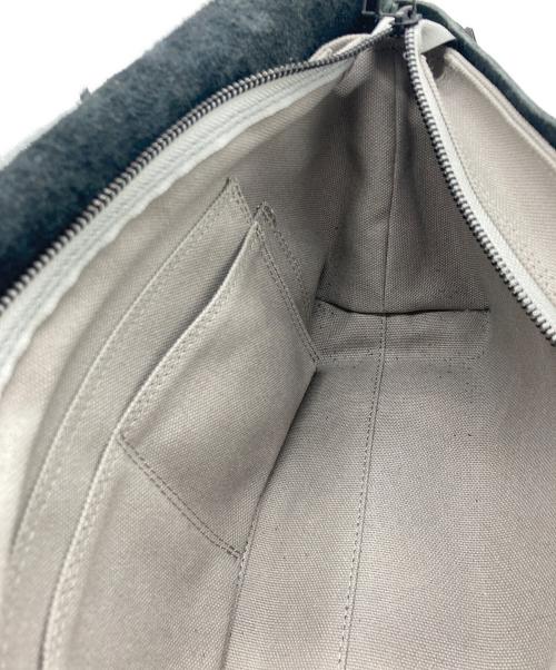 Uni&co.（ユニアンドコー）Uni&co. (ユニアンドコー) レザーメッセンジャーバッグ ブラックの古着・服飾アイテム