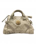 GUCCIグッチ）の古着「グッチシマ ヒステリア ハンドバッグ」｜クリーム