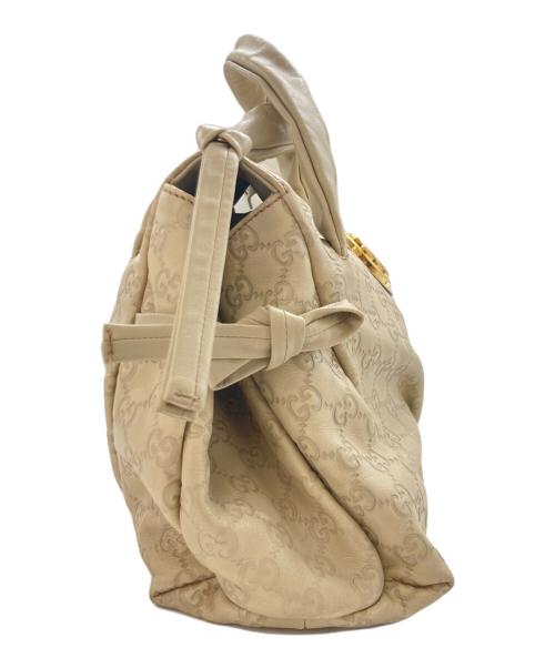 GUCCI（グッチ）GUCCI (グッチ) グッチシマ ヒステリア ハンドバッグ クリームの古着・服飾アイテム