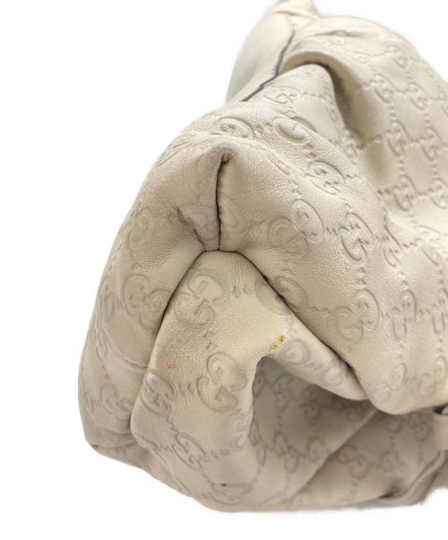 GUCCI（グッチ）GUCCI (グッチ) グッチシマ ヒステリア ハンドバッグ クリームの古着・服飾アイテム