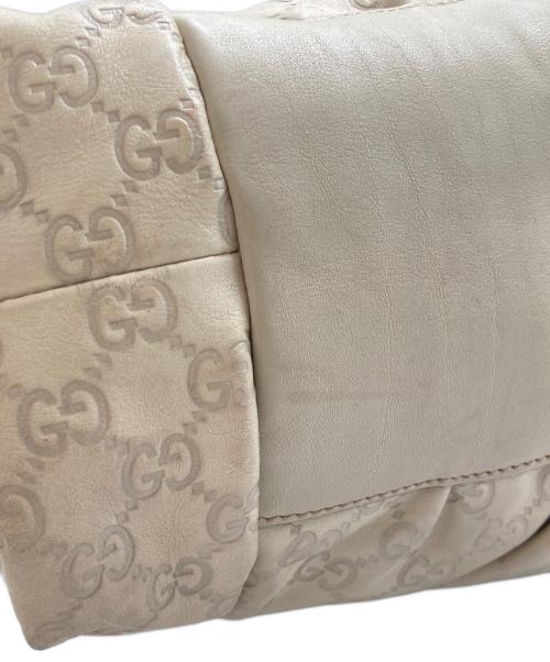 GUCCI（グッチ）GUCCI (グッチ) グッチシマ ヒステリア ハンドバッグ クリームの古着・服飾アイテム
