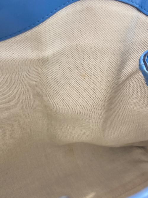 GUCCI（グッチ）GUCCI (グッチ) スーキーGGキャンバストートバッグ ブルーの古着・服飾アイテム