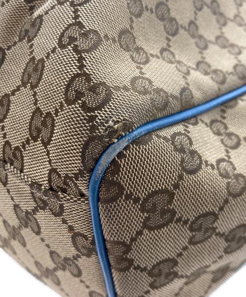 GUCCI（グッチ）GUCCI (グッチ) スーキーGGキャンバストートバッグ ブルーの古着・服飾アイテム