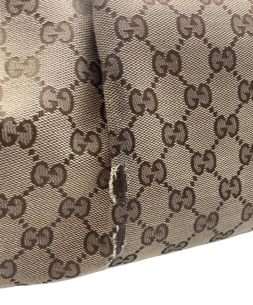 GUCCI（グッチ）GUCCI (グッチ) スーキーGGキャンバストートバッグ ブルーの古着・服飾アイテム