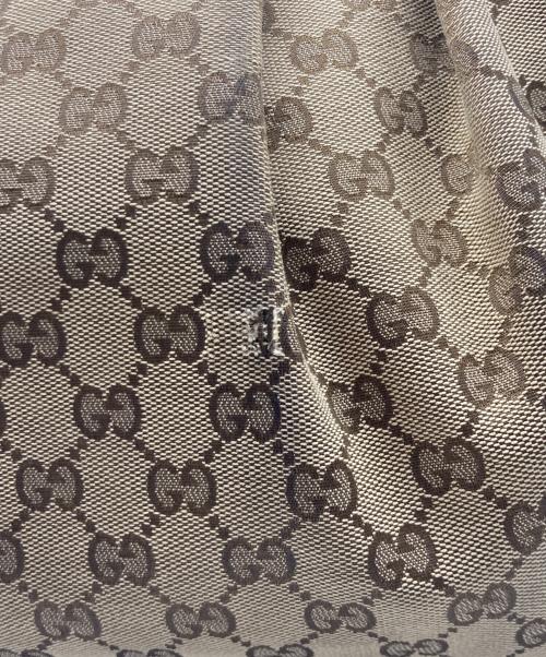 GUCCI（グッチ）GUCCI (グッチ) スーキーGGキャンバストートバッグ ブルーの古着・服飾アイテム