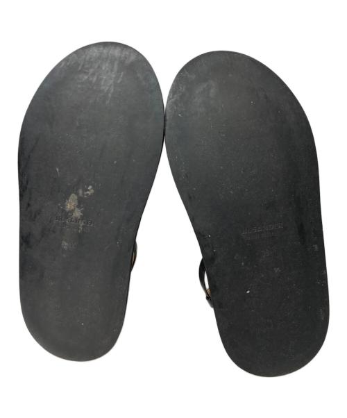 JIL SANDER（ジルサンダー）JIL SANDER (ジルサンダー) プラットフォームサンダル ブラック サイズ:35の古着・服飾アイテム