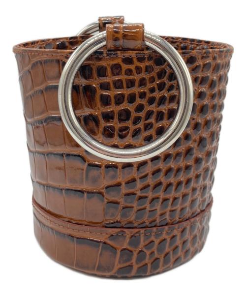 SIMON MILLER（サイモンミラー）Simon Miller (サイモンミラー) 型押し bonsai bag ブラウンの古着・服飾アイテム