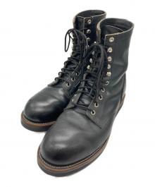 SUN CHAGO SHOES（サンチャゴシューズ）の古着「ワークブーツ」｜ブラック