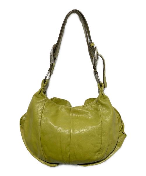 Yves Saint Laurent（イヴサンローラン）Yves Saint Laurent (イヴサンローラン) リヴゴーシュナジャ ワンショルダーバッグ グリーンの古着・服飾アイテム