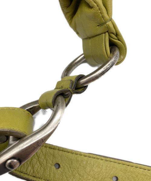 Yves Saint Laurent（イヴサンローラン）Yves Saint Laurent (イヴサンローラン) リヴゴーシュナジャ ワンショルダーバッグ グリーンの古着・服飾アイテム