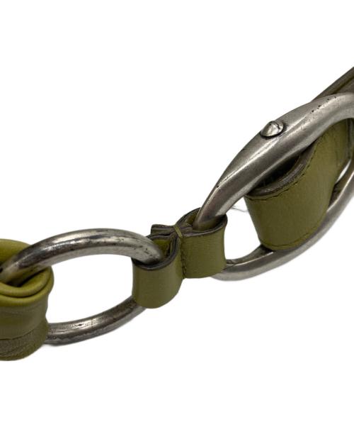 Yves Saint Laurent（イヴサンローラン）Yves Saint Laurent (イヴサンローラン) リヴゴーシュナジャ ワンショルダーバッグ グリーンの古着・服飾アイテム