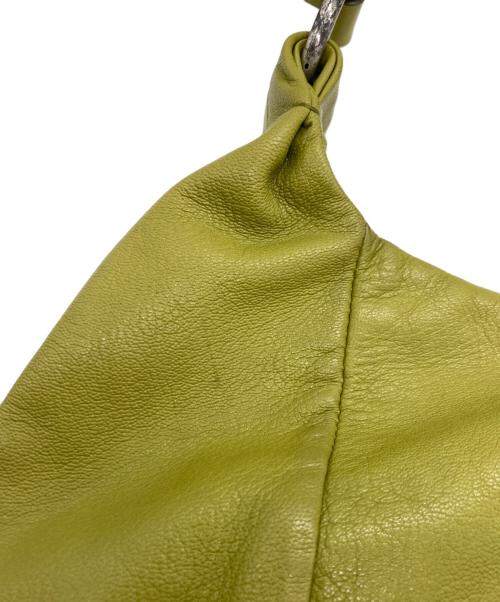 Yves Saint Laurent（イヴサンローラン）Yves Saint Laurent (イヴサンローラン) リヴゴーシュナジャ ワンショルダーバッグ グリーンの古着・服飾アイテム