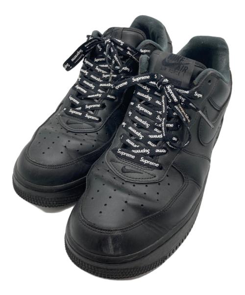 NIKE（ナイキ）NIKE (ナイキ) Supreme (シュプリーム) Air Force 1 Low ブラック サイズ:28cmの古着・服飾アイテム