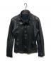 LUVA TRAM（ルーバトラム）の古着「レザージャケット」｜ブラック