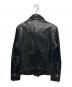 LUVA TRAM (ルーバトラム) レザージャケット ブラック サイズ:L：8000円