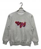 HERALBONYヘラルボニー）の古着「Heavy Weight スウェットクルー「動物」」｜グレー