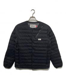 nanga white label（ナンガホワイトレーベル）の古着「DOWN CARDIGAN ダウンカーディガン」｜ブラック