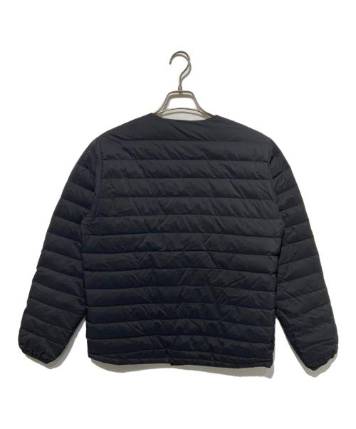 nanga white label（ナンガホワイトレーベル）nanga white label (ナンガホワイトレーベル) DOWN CARDIGAN ダウンカーディガン ブラック サイズ:Mの古着・服飾アイテム