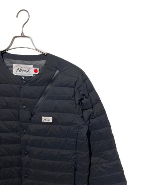 nanga white label（ナンガホワイトレーベル）nanga white label (ナンガホワイトレーベル) DOWN CARDIGAN ダウンカーディガン ブラック サイズ:Mの古着・服飾アイテム