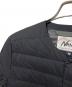 中古・古着 nanga white label (ナンガホワイトレーベル) DOWN CARDIGAN ダウンカーディガン ブラック サイズ:M：27000円
