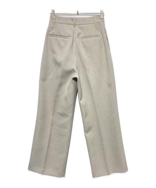 MARW UNITED ARROWS（マルゥ ユナイテッドアローズ）MARW UNITED ARROWS (マルゥ ユナイテッドアローズ) タックストレートパンツ ベージュ サイズ:38の古着・服飾アイテム