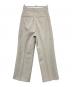 MARW UNITED ARROWS (マルゥ ユナイテッドアローズ) タックストレートパンツ ベージュ サイズ:38：8000円