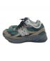NEW BALANCE (ニューバランス) ローカットスニーカー グレー×グリーン サイズ:28cm：10000円