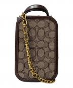 COACHコーチ）の古着「2WAYハンドバッグ」｜ブラウン