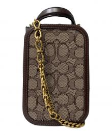 COACH（コーチ）の古着「2WAYハンドバッグ」｜ブラウン