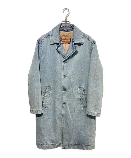 DIESEL（ディーゼル）DIESEL (ディーゼル) D-ROKU-LONG-F1 中綿デニムコート インディゴ サイズ:Lの古着・服飾アイテム